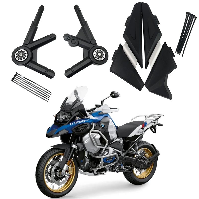 Protecci/ón lateral transparente para BMW R 1250-1200 GS Adventure 2014-2018 L-R1200GS-ADV-TRA