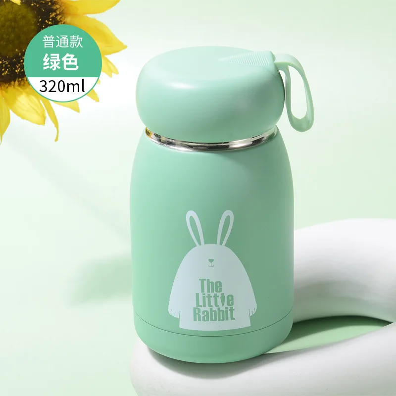 Water Bottle Bottles Flask Women Small Cute 320ml Stainless Steel