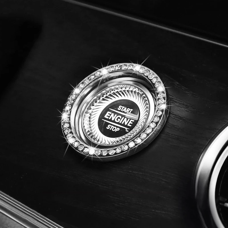 Кольцо-часы, кнопка регулировки сиденья, крышка воздушного выхода, отделка, алмазные аксессуары для интерьера, для Mercedes Benz E Class w213