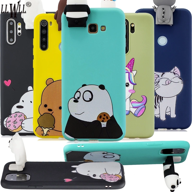 3D Toys Flip Stand Cartoon Case For Samsung A5 2017 A520 Soft Unicorn Cover Galaxy | Мобильные телефоны и аксессуары