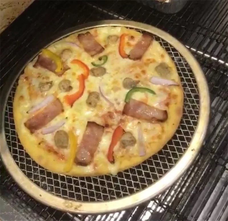 Сетчатый гриль для пиццы Круглый лоток выпечки аксессуары сетчатые кухонные