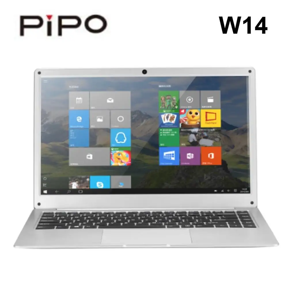Ноутбук PiPo W14, 14,1 дюймов, 1920*1080, Windows 10, Intel Apollo Lake N3450, четыре ядра, 4 Гб ram, 64 ГБ rom, Windows 10, ноутбук