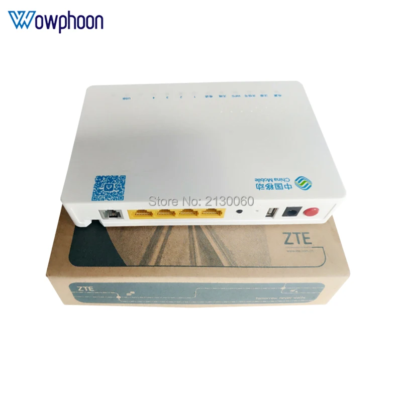 10 шт./лот ZXA10 F663N FTTH GPON ONU с 1GE + 3FE Ethernet порт английская прошивка Волоконно-Оптический Терминал такая же функция, как zte F623