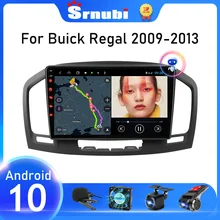 Srnubi-Radio con Android 10 para coche, reproductor multimedia con 4G, Carplay, DVD, estéreo, 2 Din, para Buick Regal, Opel, Insignia 2009, 2010, 2011, 2012