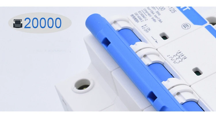 CHINT NXB-125 1P воздушный выключатель AC 230/400 В 63 80 100 125А защита от короткого замыкания DZ158 Тип c защита от перегрузки