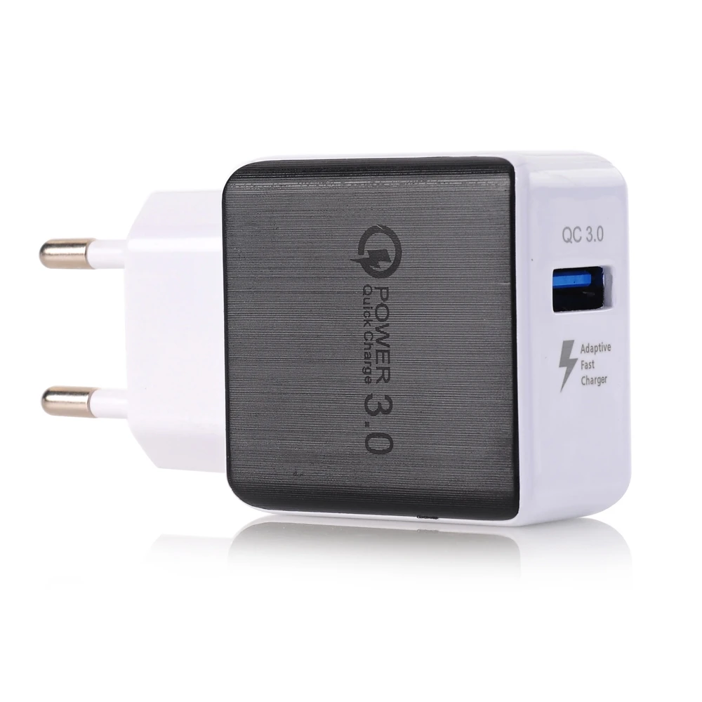 Зарядное устройство USB QC3.0+ кабель для быстрой зарядки Micro USB 100 см