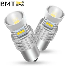 BMTxms Canbus para VW transporte Multivan Caravelle T4 T5 T5.1 T6 coche marcha atrás LED de la luz de la cola BA15S 1156 P21W lámpara Auto