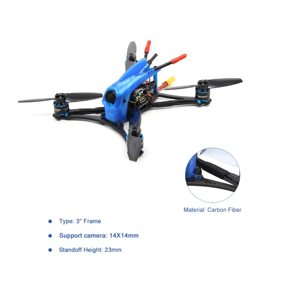 HGLRC Petrel132 4S FPV гоночный Дрон BNF F411 управление полетом 13A 4in1 ESC 1106 3800 кв