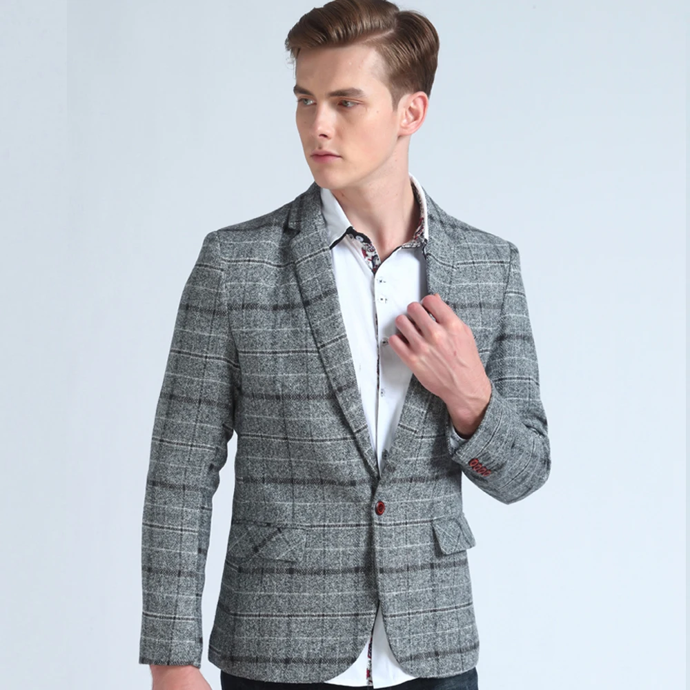 2019 New Brand High Quality Clothing Jacket Men's Plaid Suit Jacket Men Blazer Fashion Slim Male Casual Blazers Men Size M-5XL 2019 New Brand High Quality Clothing Jacket Men's Plaid Suit Jacket Men Blazer Fashion Slim Male Casual Blazers Men Size M-5XL