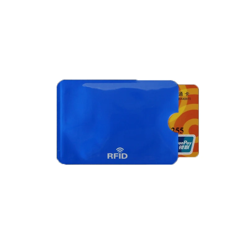Против сканирования RFID блокатор Протектор Красочные кредитные банк держатель карты NFC Экранирование карты чехол защитный чехол BAG1037
