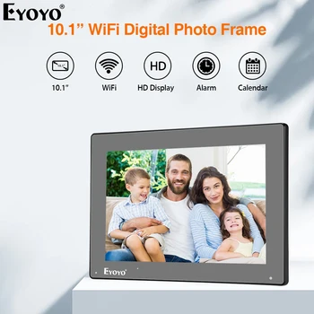 

EYOYO EM10S 10 Inch IPS Portable Digital Photo Frame 1280X800 Mini USB Electronic Photo Frame For FHD video Movie Photo Display