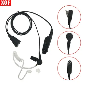 

XQF 10PCS MIC Headset Multi-Pin Covert Acoustic Tube Earpiece PTT For Motorola GP328 GP320 GP340 GP640 HT1250 Radio