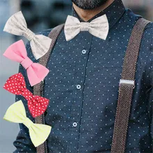 Christmas Gifts High quality Gentleman Men Classic Satin Bowtie Necktie For Wedding Party Adjustable Bow tie knot Accessories