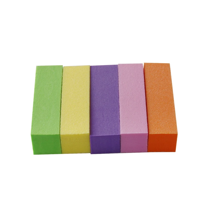 random color 5pcs Профессиональная пилка для полировки ногтей 5 шт. маникюрные инструменты Полировочный блок Наждачная губка инструменты для дизайна ногтей Гель-лак для ногтей - Цвет: random color 5pcs