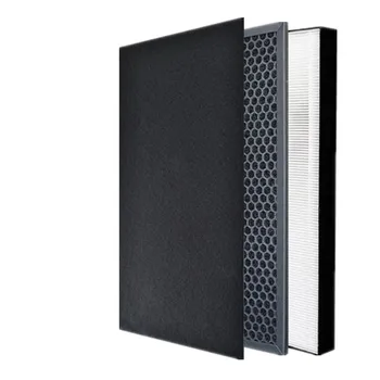

1 set (3pcs) air purifier filter HEPA activated carbon primary filter cotton for Sharp KC-D70 KC-E70 KC-F70-W KC-D60E
