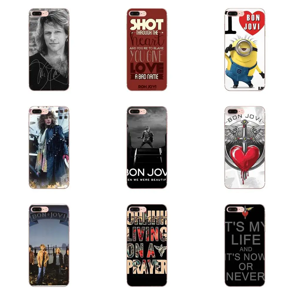

For Galaxy Alpha Note 10 Pro A10 A20 A20E A30 A40 A50 A60 A70 A80 A90 M10 M20 M30 M40 Soft Call Box Red Heart Jon Bon Jovi