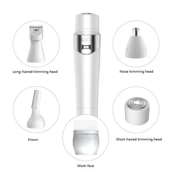 

ETERNITY Multifunctional Five-in-one Lady Electric Shaver Portable Hair Removal Instrument Removal Shaver Armpit Razor