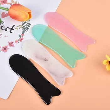 

Fish Shape GuaSha Board Massage Scraper Massager GuaSha Board Resin Acupoint Face Eye Care SPA Massage