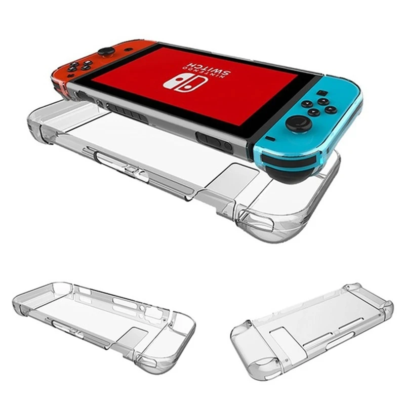 4 цвета защитный чехол для Nintendo Switch прозрачный Кристальный пребывания ручки