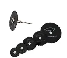 

7Pcs/Set Mini Saw Blade HSS Circular Cutting Pieces Wood Cutting Discs Drill Mandrel Cut Off Woodworking Rotary Power Tool