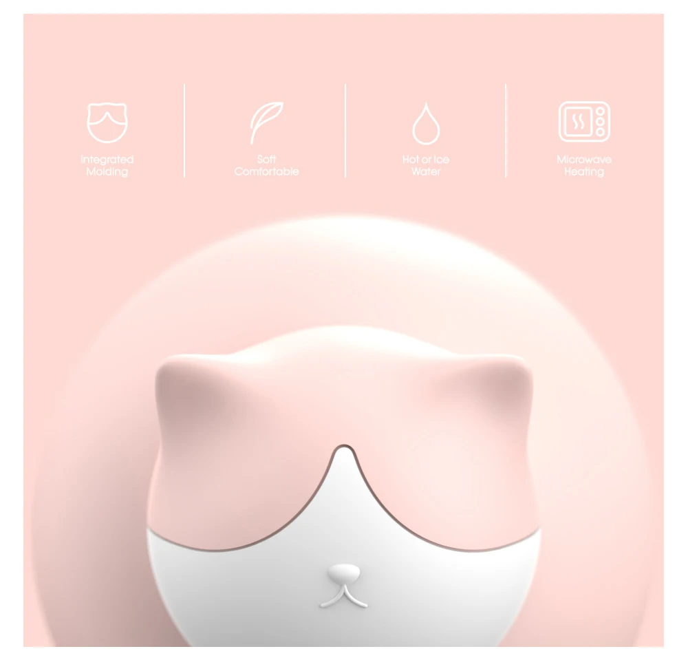 Cute Hand Warmer Water Heater Hand Warmer Cat Hot Water Bottle Mini Portable Creative Silicone Hot Water Bottle Warm Treasure
