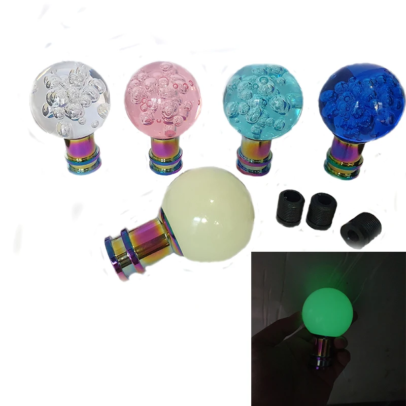 Universal Car Gear Shift Knob Colorful Crystal Bubble Stick Shifter Knobs for Manual Auto Styling | Автомобили и мотоциклы