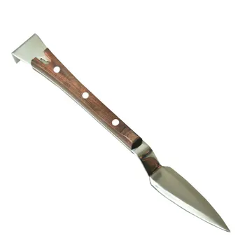 

1Pc Stainless Steel Honey Extractor Thin Sharp Uncapping Knife Cutter Honey Scraper Beekeeping Tools(Brown)