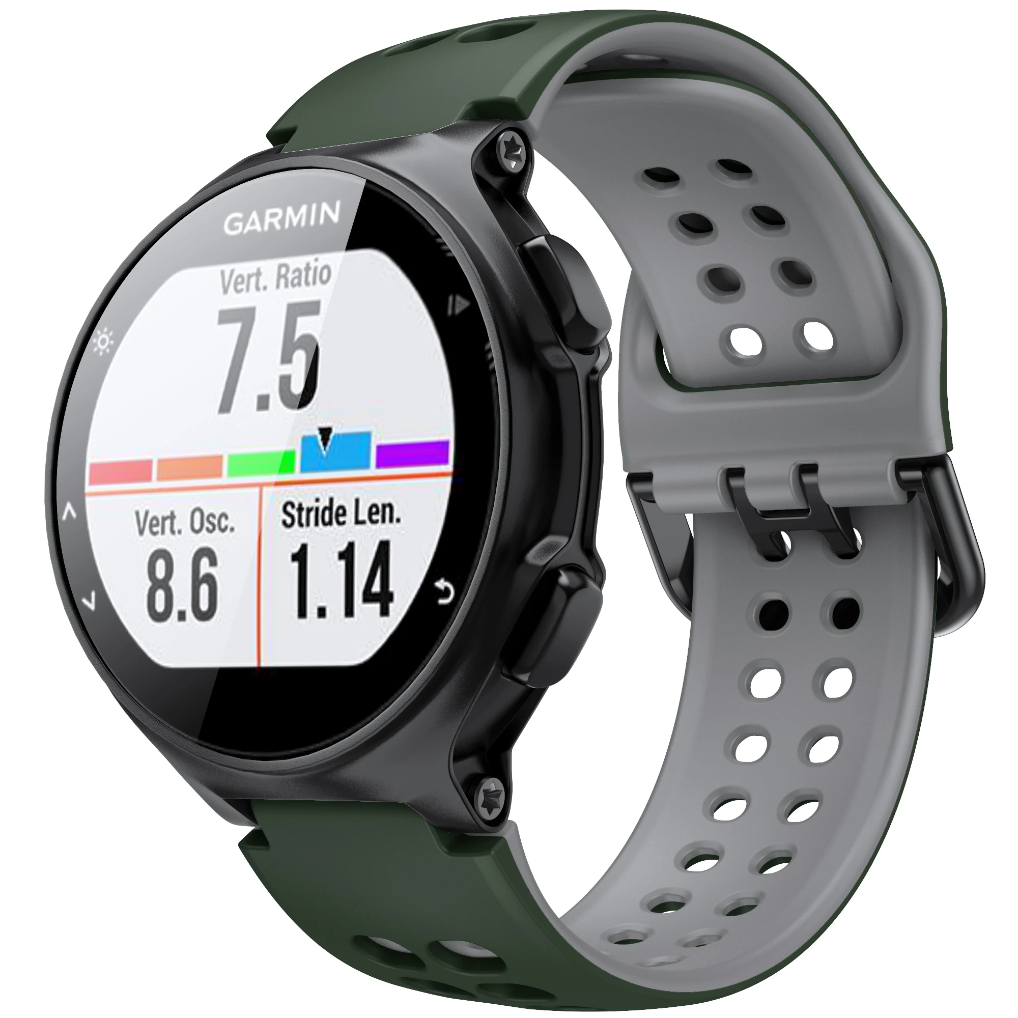 ANBEST Soft Slicone for Garmin Forerunner 230/235/620/630/735XT Two-color Recepalcement Smartwatch Accessories  for Man Woman