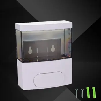 

Space Saving Shower Container Liquid Shampoo Bathroom Detergent Durable Holder Soap Dispenser Wall Mounted FOR Home