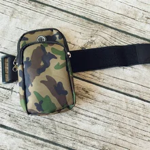 Спортивные Повседневные руки стиль камуфляж Открытый Бег Фитнес плечо телефон сумка ремешок