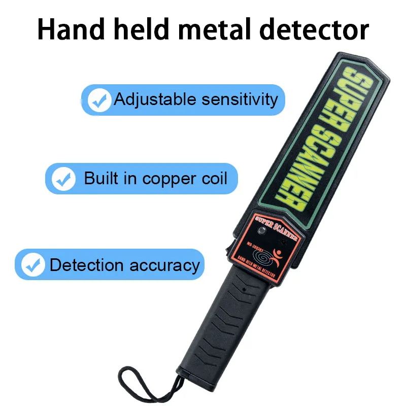 Escáner de seguridad MD-3003B1 Detector de Metales portátil