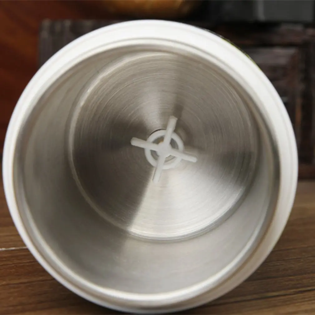 Stainless Steel Automatic Mixing Coffee Cup Portable Electric Milk Powder Cup Battery Lazy Cup Fashion Gift