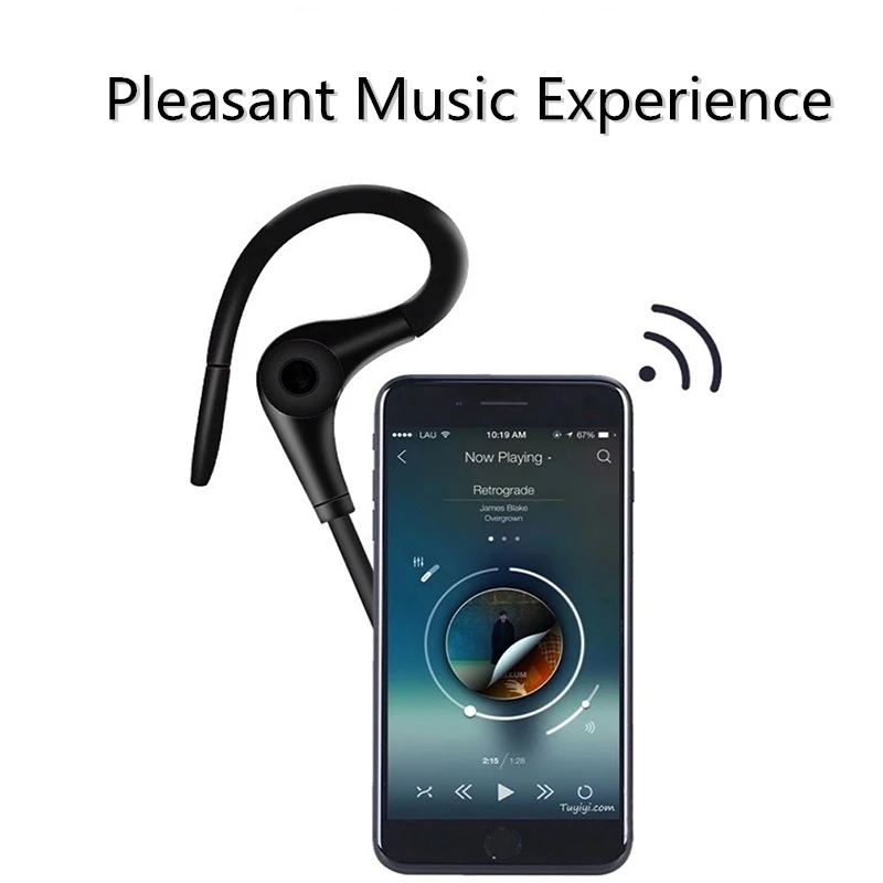 3.5mm Wired Headphones Earhook Stereo Earphones Music Sport Entertainment Headset for Xiaomi Huawei Mobile Smart phone MEUYAG