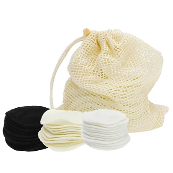 

12Pcs/Bag 8cm Makeup Remover Pads Reusable Cotton Pads Makeup Facial Remover Cleaning Bamboo Fiber Facial Skin Care Nursing Pads