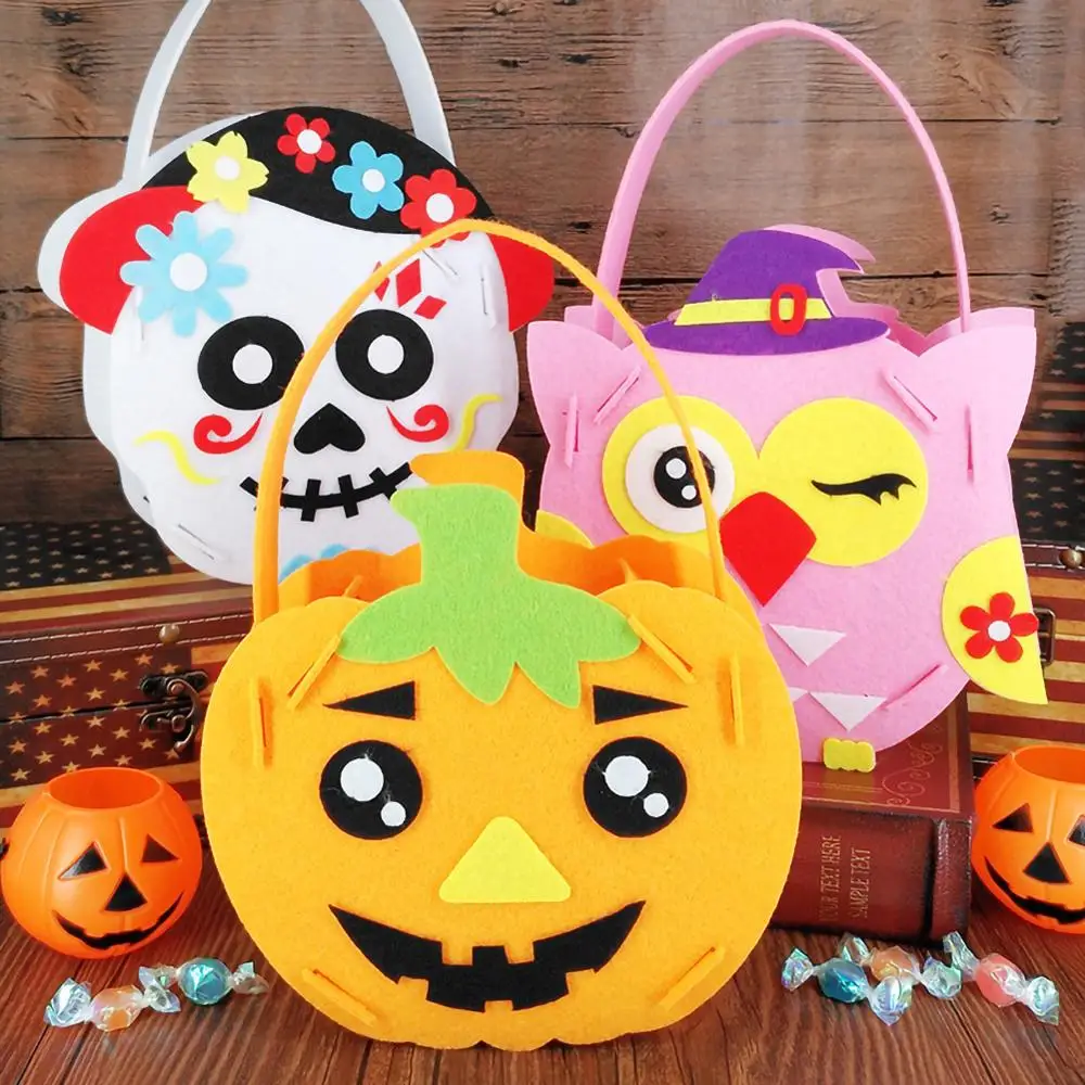 

Halloween Candy Bags Cute Gift Bag Trick or Treat Kids Gift Pumpkin Bat Candy Boxes Halloween Party Decoration Supplies