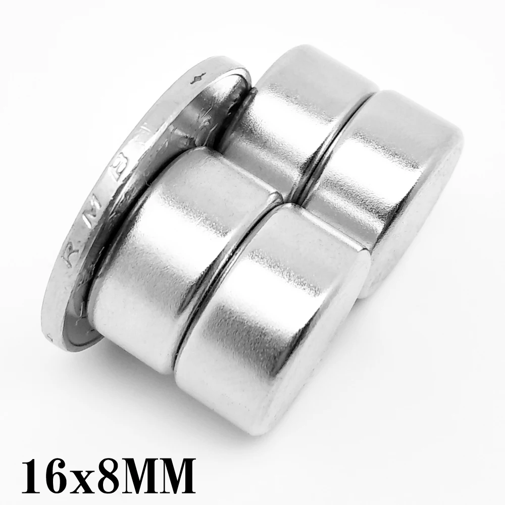 2/5/10/20/30PCS 16x8mm Disc Search Magnets 16×8 Round Neodymium Magnet N35 Super Powerful Strong Magnetic Magnets 16*8