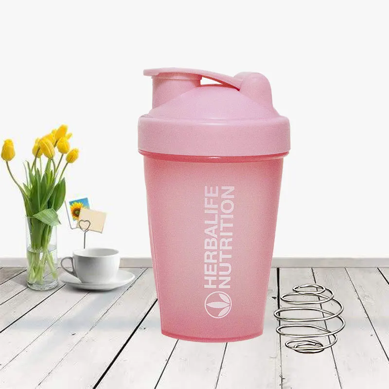 Шейкер для протеинового порошка, шейкер для молочного коктейля, бутылка, пластиковые бутылки для воды, My Sports fitness Drink Tumblerful Hidro, фляжка, посуда для напитков - Цвет: pink