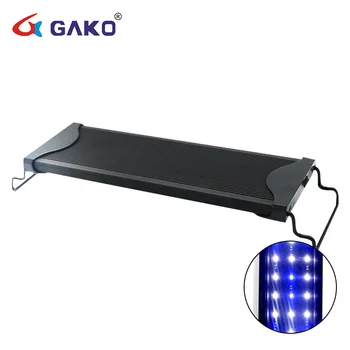 

Gako Aquarium Clip Light 45CM Ultra-thin Extendable Bracket White Blue LED Aquarium LED Lamp for Fish Tank Plant Grow