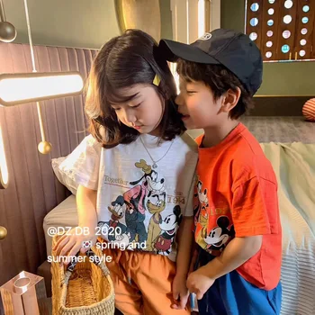 

Children's clothing 2020 summer new children's T-shirt children's short-sleeved t-shirt girl and boy cartoon printing