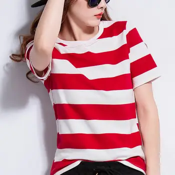 

red Summer 2020 short sleeve t shirt Women Top Garment