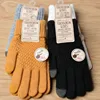 Gants d'hiver pour écran tactile pour hommes et femmes, mitaines tricotées chaudes et extensibles, Imitation laine, Guantes complètes au Crochet, Luvas épaissi ► Photo 1/6