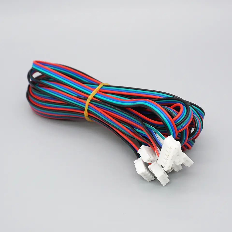 5pcs/Lot 3D Printer Parts Stepper Motor Cable 1M/2M 2.54 4pin-XH2.0 6pin for Stepper Motor Cable Connector image 4