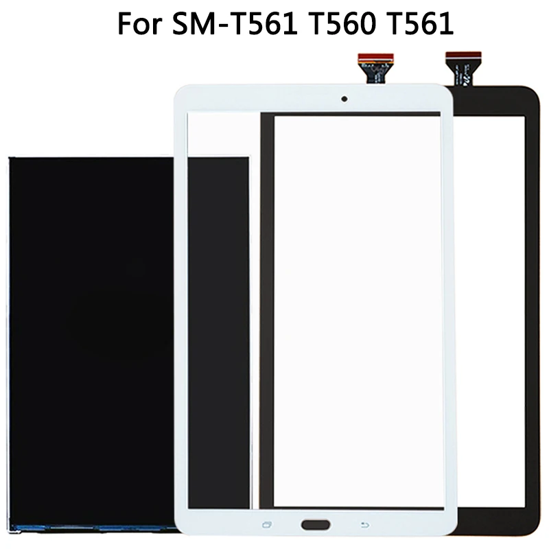 Для Samsung Galaxy Tab E 9 6 SM T560 T561 ЖК дисплей + сенсорный экран дигитайзер стекло запасные