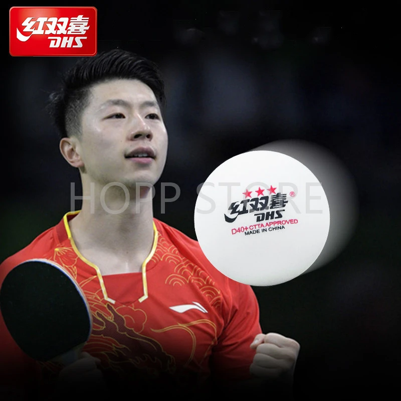 30 balls/ 60 balls DHS 3-star D40+ table tennis ball Original 3 star seamed new material ABS plastic ping pong balls poly