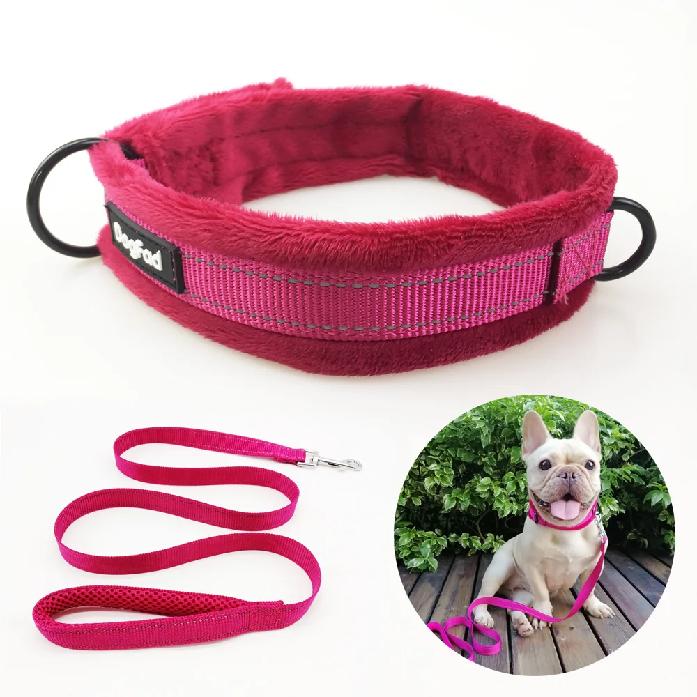 fleece lined dog collar