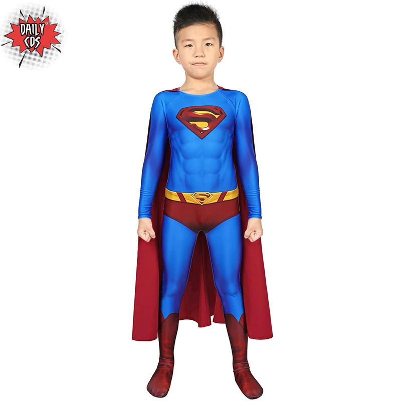 Bambini Superman Returns Superman Clark Kent Cosplay Della Tuta Del Ragazzo  di Halloween Zentai Vestito Per I Bambini I Bambini Del Partito|Costumi da  bambino| - AliExpress