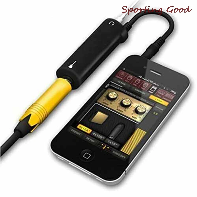 1pc Rig Guitar Link Audio Interface System Record AMP Amplifier Software Effects Pedal Cable Convertor Adapter Jack