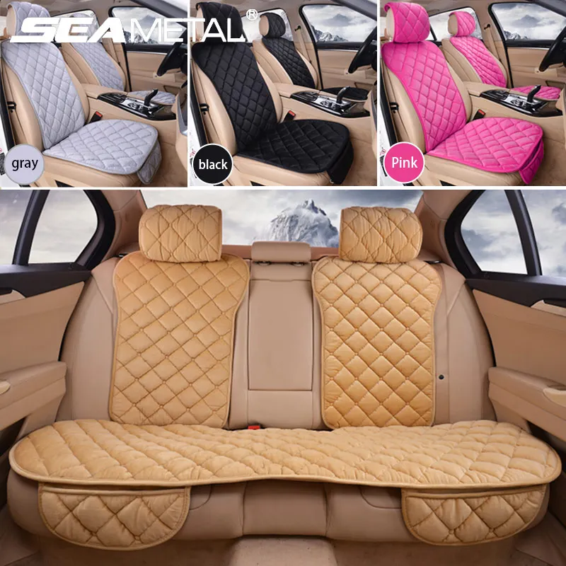 Plush Car Seat Covers for Winter and Autumn