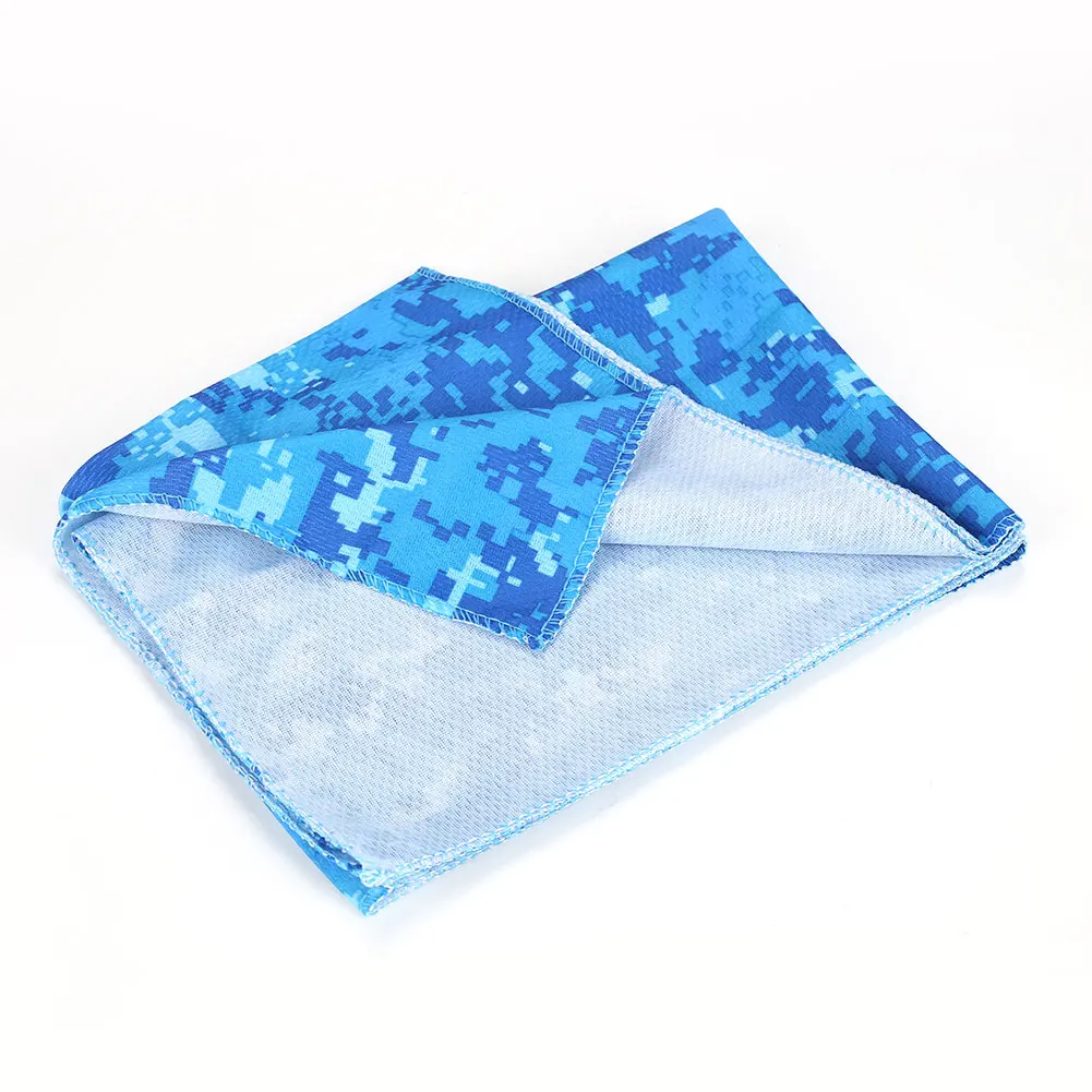 Cooling Towel Durable Practical Polyester 4color Golf Football Outdoor Sports Ice Scarf Fitness Cool Bowling Sports Towel