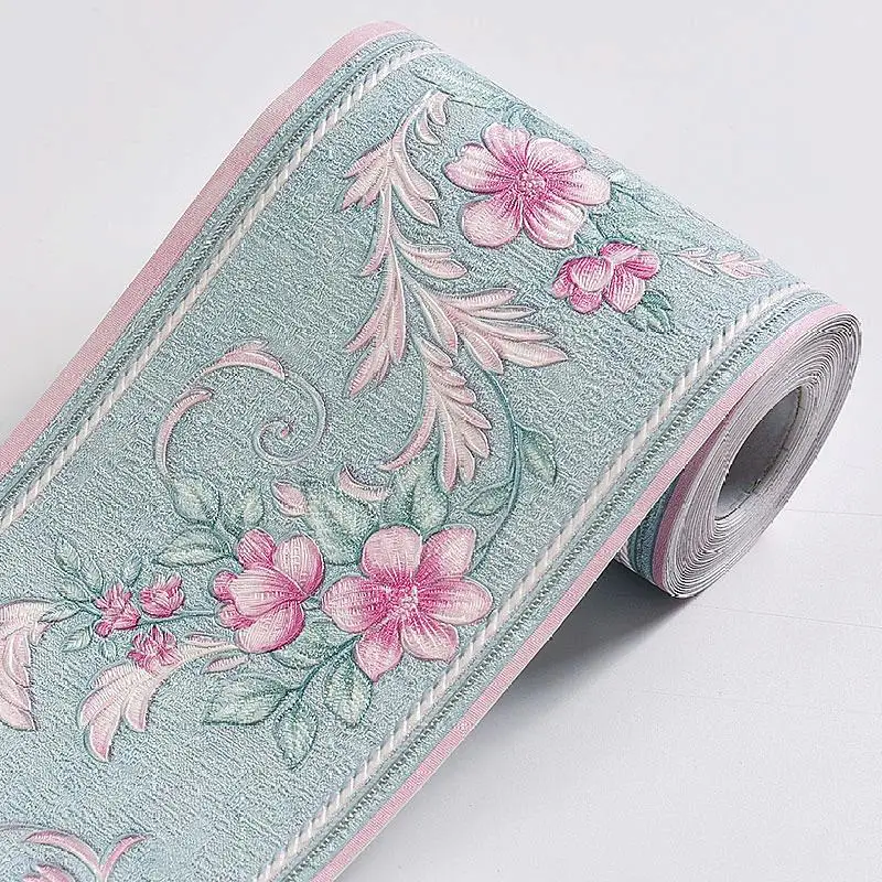 PVC Farmhouse Style Tape Living Room Ceiling Floor Sticker Self-Adhesive Waterproof Waistline Wallpaper Skirting | Дом и сад